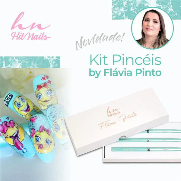 Kit Pincéis By Flávia Pinto
