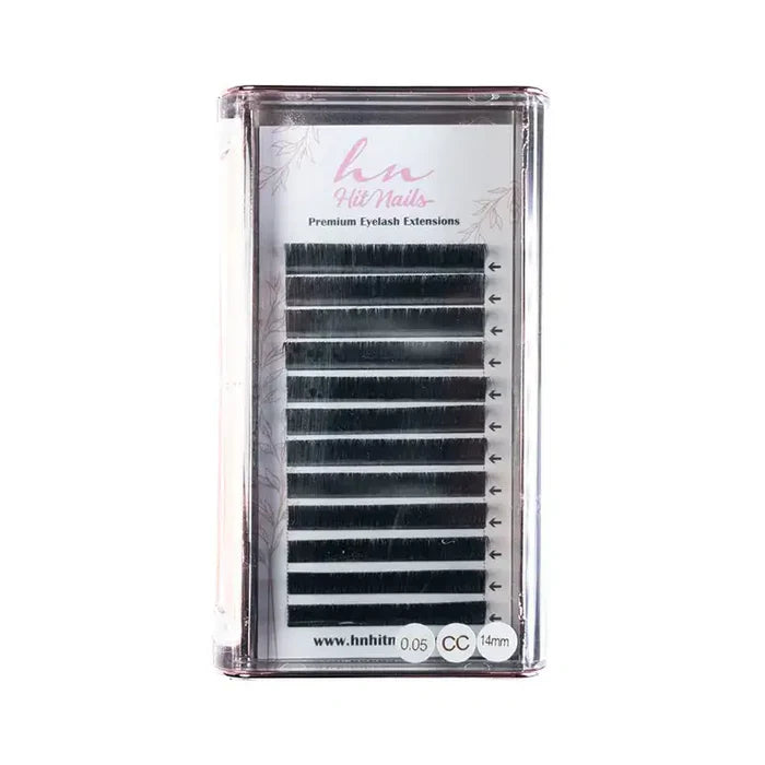 Pestanas 3D/Russas CC 0,05mm x 14mm em Caixa 12 filas