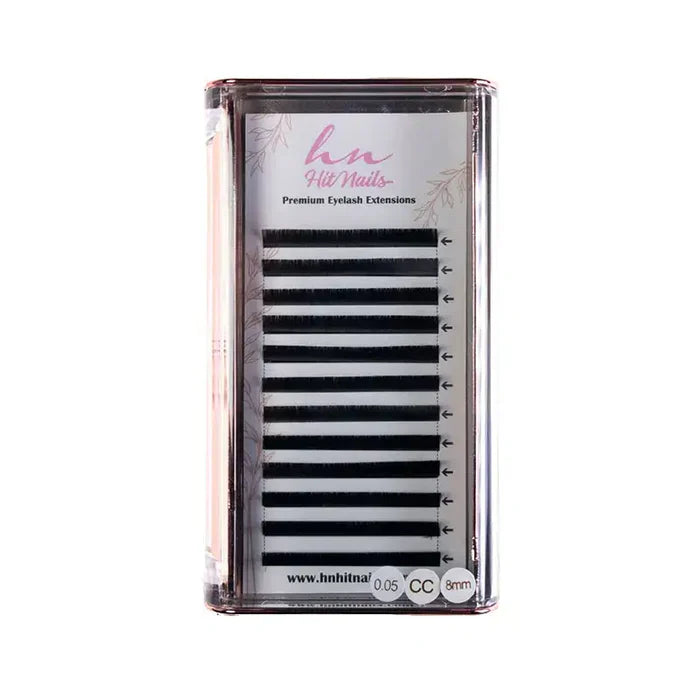 Pestanas 3D/Russas CC 0,05mm x 8mm em Caixa 12 filas