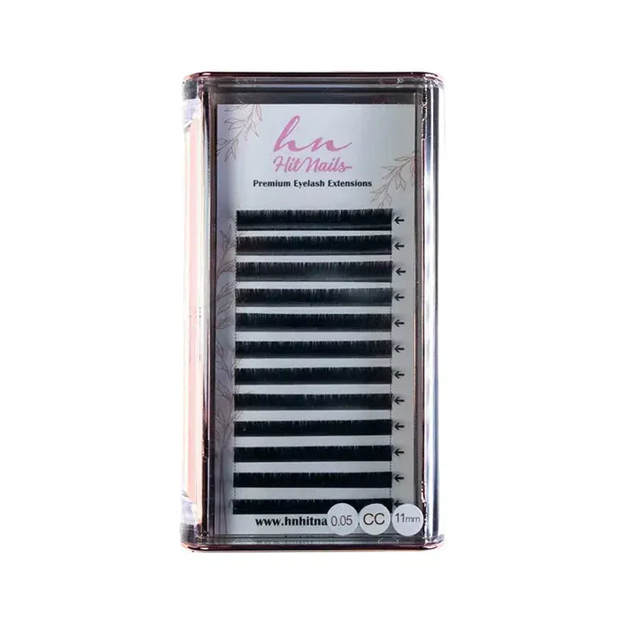 Pestanas 3D/Russas C 0,05mm x 11mm em Caixa 12 filas