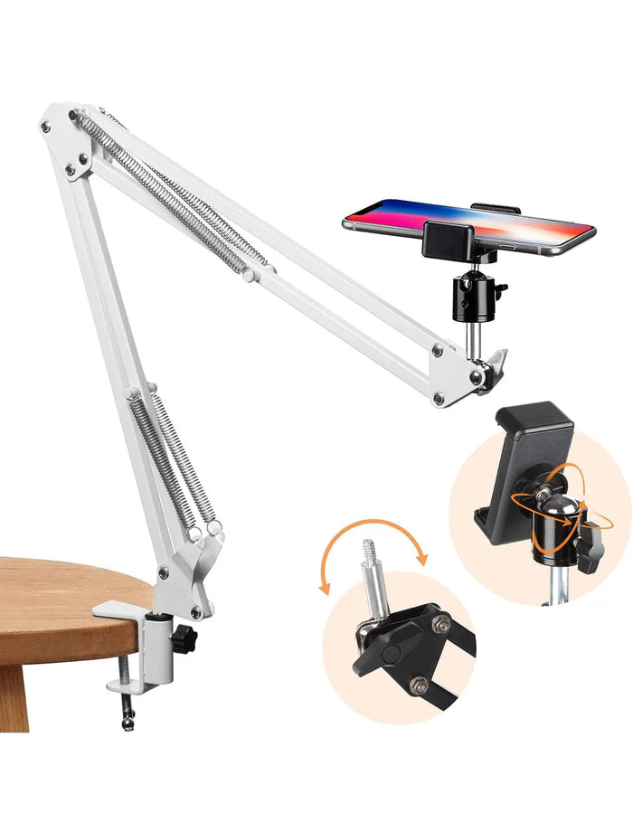 Suporte para telemóvel de braço articulado e flexível