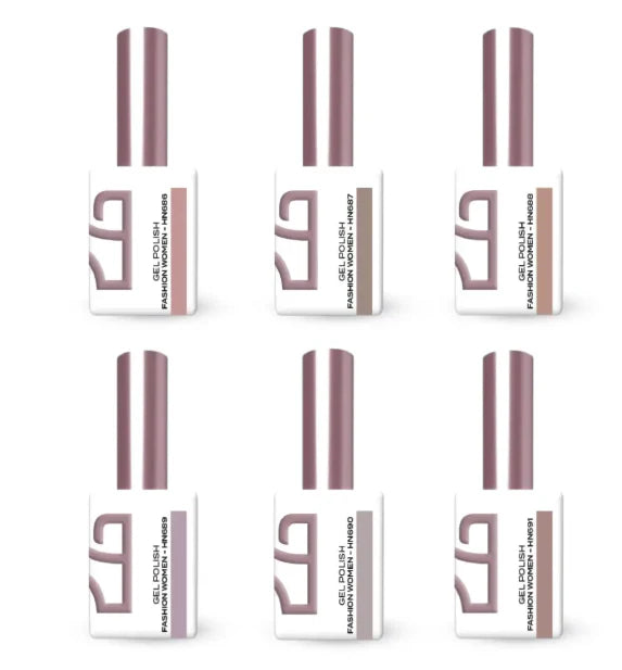 Gel Polish Fashion Women Collection 6 Cores