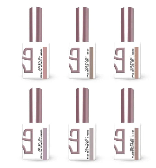 Gel Polish Fashion Women Collection 6 Cores